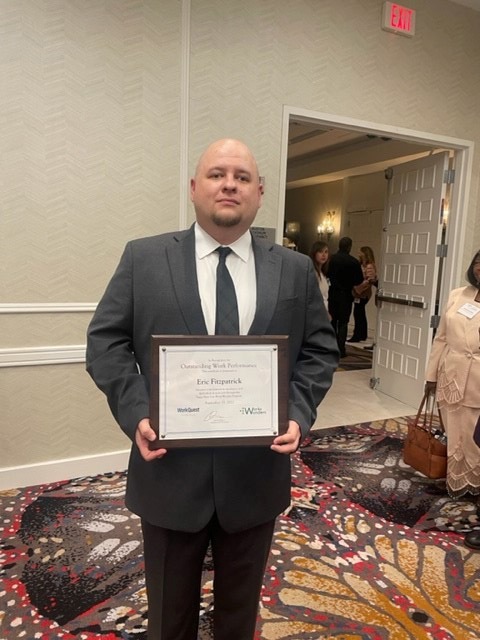 Erick in Austin STLB's Eric Fitzpatrick has earned this year's Artie Lee Hinds Award.